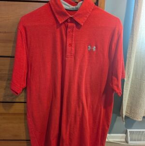 Two Under Armour Men's Polos Size M